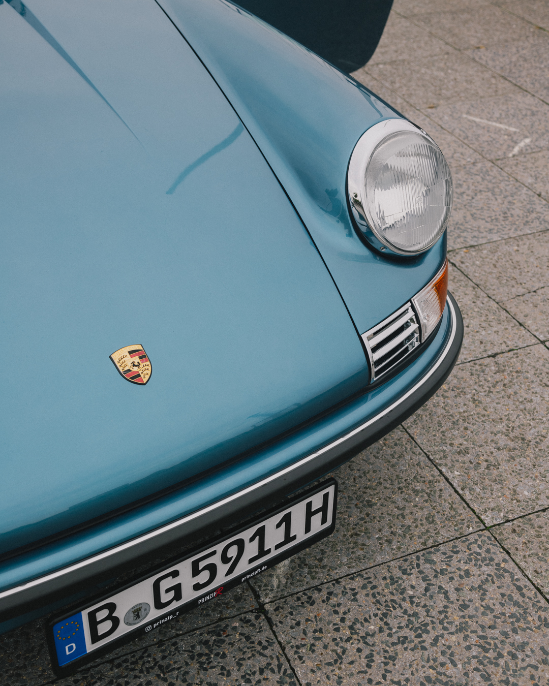 porsche 911 f model Vintage air-cooled Porsche - a classic beauty restored by PrinzipR, showcasing meticulous attention to details.